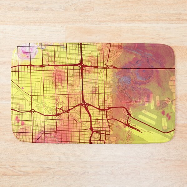 Item preview,  Miami Florida Street Map Magma Explosion designed and sold by IvonDesign.