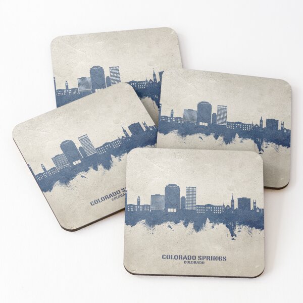 Item preview, Colorado Springs Colorado Skyline designed and sold by ArtPrints.