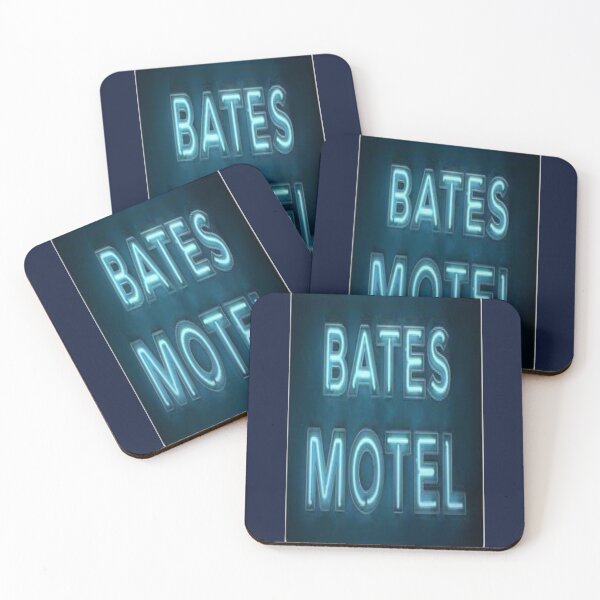 Item preview, motel norman spooky digital edit movie sticker print designed and sold by mystic lady vintage art and fashion designs.