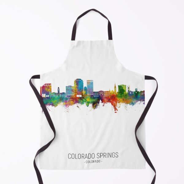 Artikelvorschau, Colorado Springs Colorado Skyline entworfen und verkauft von ArtPrints.