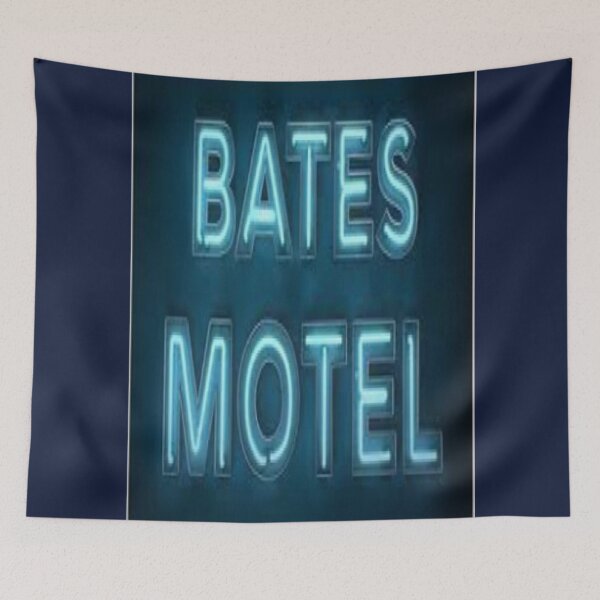 Item preview, motel norman spooky digital edit movie sticker print designed and sold by mystic lady vintage art and fashion designs.