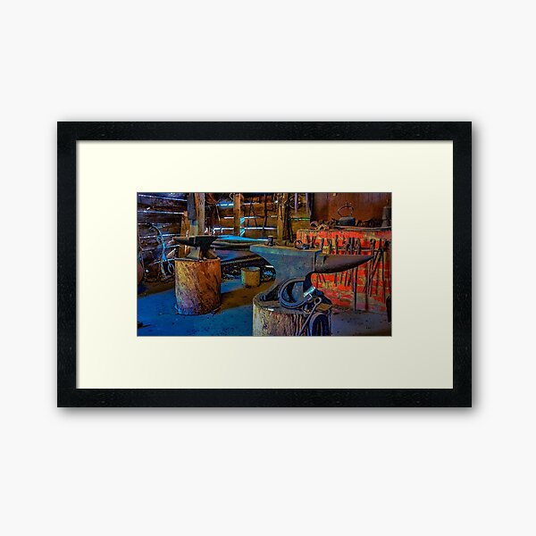 Ned's Workshop Framed Art Print
