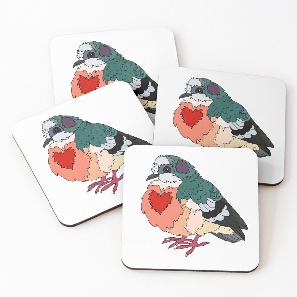 Item preview, Bleeding-Heart Pigeon designed and sold by nolessjess.