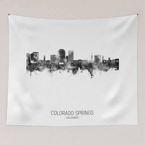 Item preview, Colorado Springs Colorado Skyline designed and sold by ArtPrints.