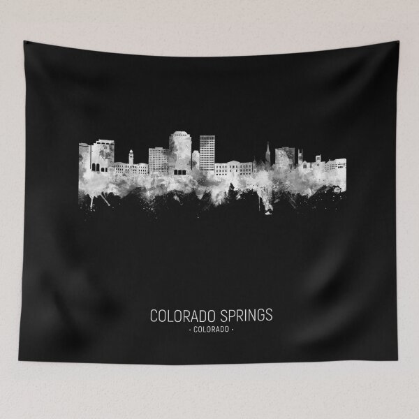 Item preview, Colorado Springs Colorado Skyline designed and sold by ArtPrints.
