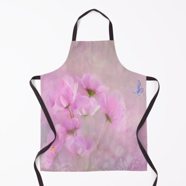 Item preview, Bluish butterfly and pinkish flowers designed and sold by likebakerdo.
