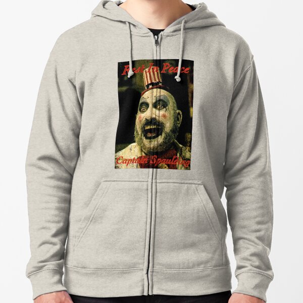 CAPTAIN SPAULDING HOODIE Mens 1000 Corpses 3 From Hell The Devil/'s Rejects Top