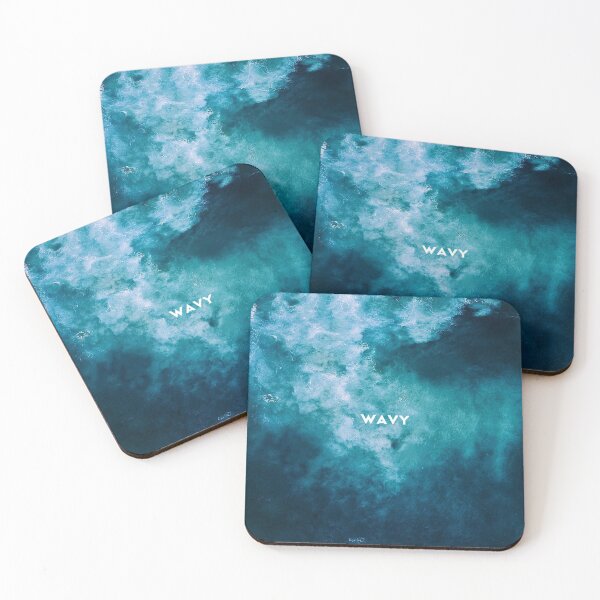 Item preview, WAVY Blue Summer Ocean text designed and sold by MNCO.