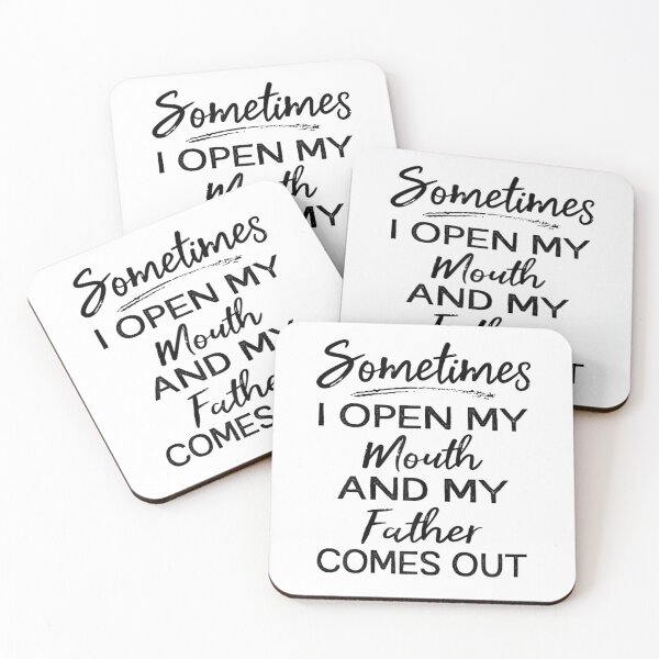 Item preview, Sometimes I Open My Mouth And My Father Comes Out designed and sold by YanShen779.