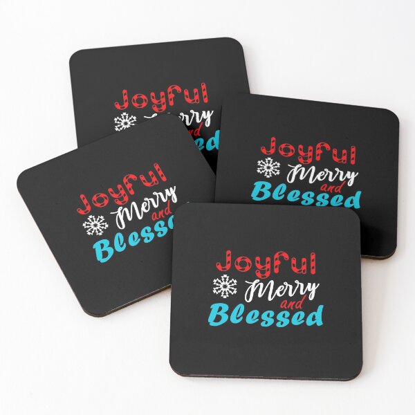 Item preview, Joyful Merry and Blessed designed and sold by Fives55.