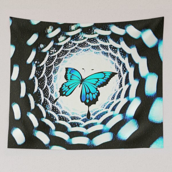 Item preview, Butterfly flying into a portal designed and sold by helenkaiy.