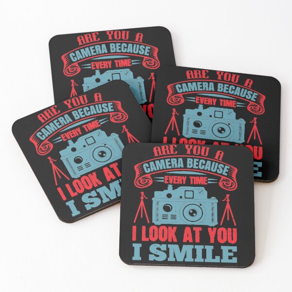 Item preview, Are You A Camera Because Every Time I Look At You I Smile designed and sold by GoodVibeDesign.