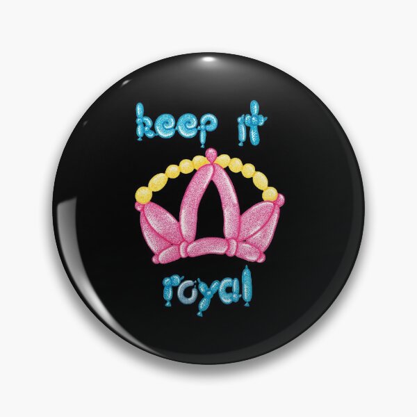 Item preview, Keep it royal balloon twisting crown pointillism painting designed and sold by MitoP.