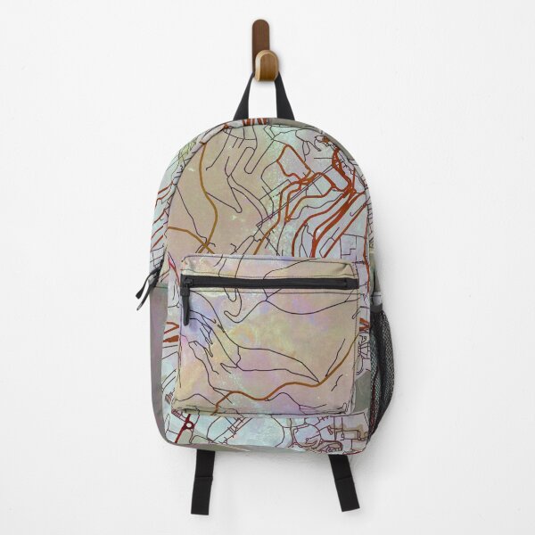 Item preview, Monaco Street Map Magma Explosion designed and sold by IvonDesign.