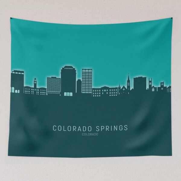 Item preview, Colorado Springs Colorado Skyline designed and sold by ArtPrints.