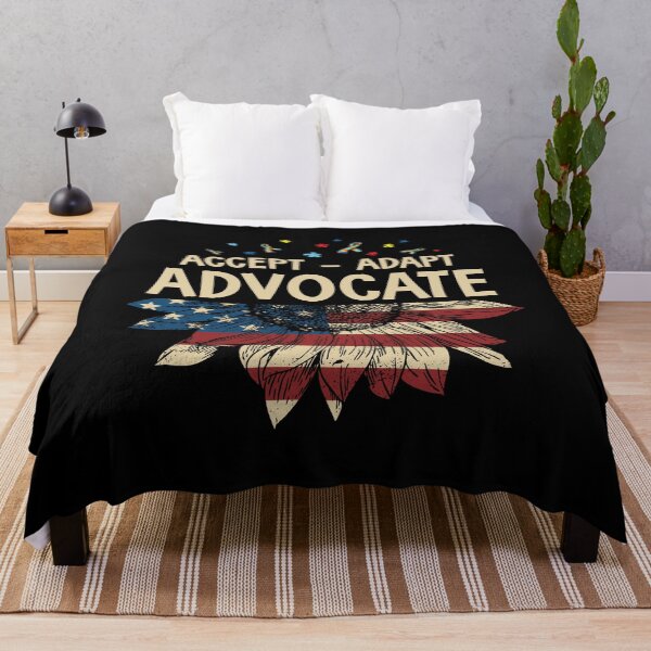Item preview, Best American Flag Sunflower Support Autism Warrior Birthday Shirt Awareness Ribbon T Shirt designed and sold by tuanitus.