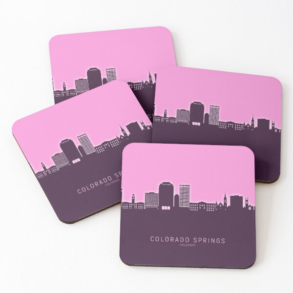 Item preview, Colorado Springs Colorado Skyline designed and sold by ArtPrints.