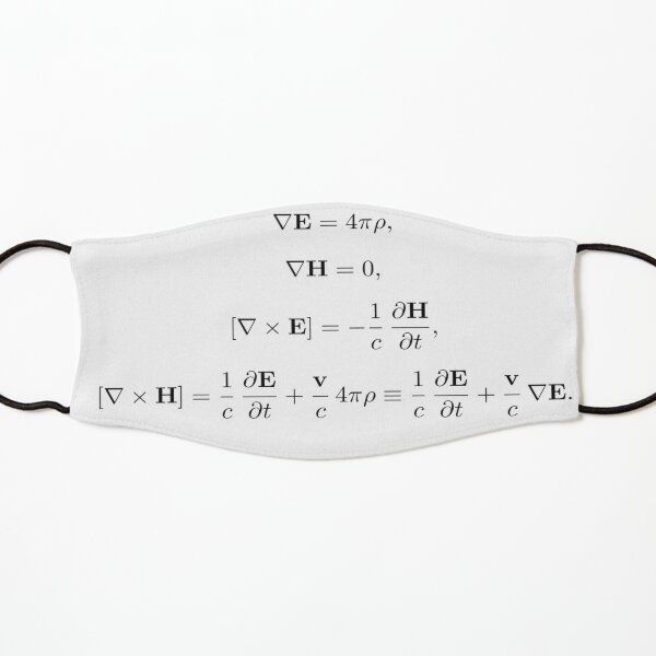 Physics, Electromagnetism Kids Mask