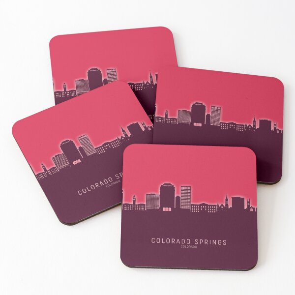Item preview, Colorado Springs Colorado Skyline designed and sold by ArtPrints.