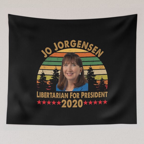 Item preview, Jo Jorgensen Libertarian For President 2020 Red White Blue designed and sold by AfonsoTriop.