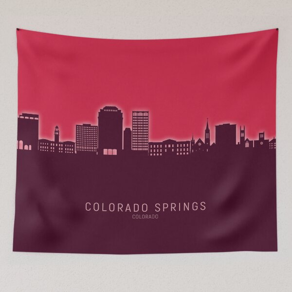 Item preview, Colorado Springs Colorado Skyline designed and sold by ArtPrints.