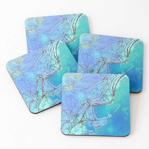 Item preview,  Monaco Street Map Magma Explosion designed and sold by IvonDesign.