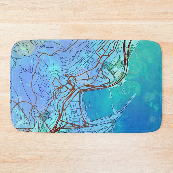 Item preview,  Monaco Street Map Magma Explosion designed and sold by IvonDesign.
