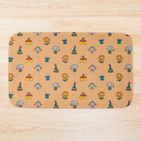 Item preview, circus clown lion elephant seal tent pattern designed and sold by abhishekarts.