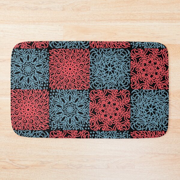 Item preview, Floral Mandala Tiles designed and sold by meleyart.