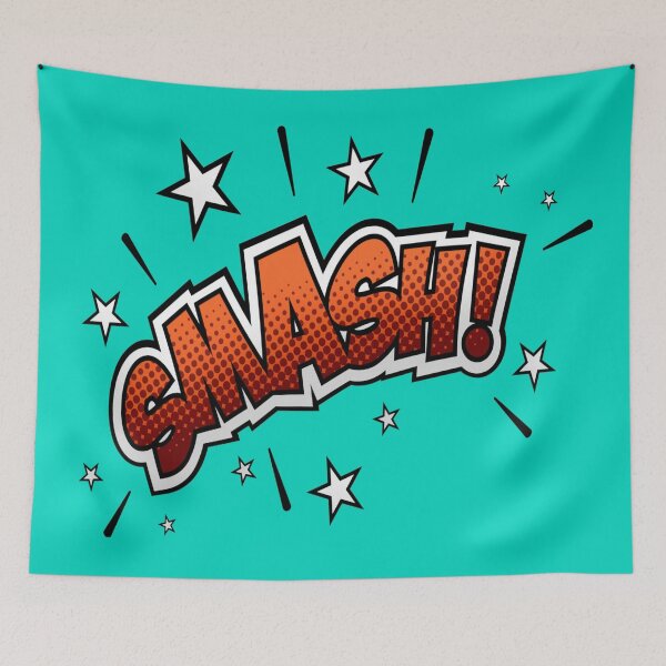 Item preview, Smash! Comics speach bubble - Super Heroes Unite! Collection designed and sold by Pinkaudi.