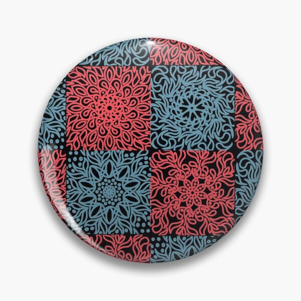 Item preview, Floral Mandala Tiles designed and sold by meleyart.