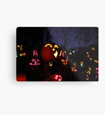 Jack-O-Lanterns 2 Metal Print