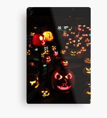 Jack-O-Lanterns 4 Metal Print