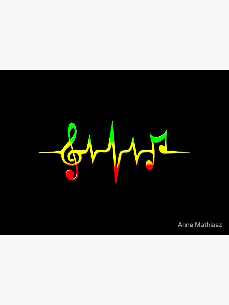 Music Pulse, Reggae, Sound Wave, Rastafarian, Jah, Jamaica, Rasta 