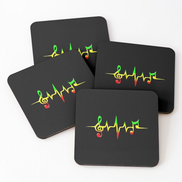 Item preview, Music Pulse, Reggae, Sound Wave, Rastafarian, Jah, Jamaica, Rasta designed and sold by boom-art.