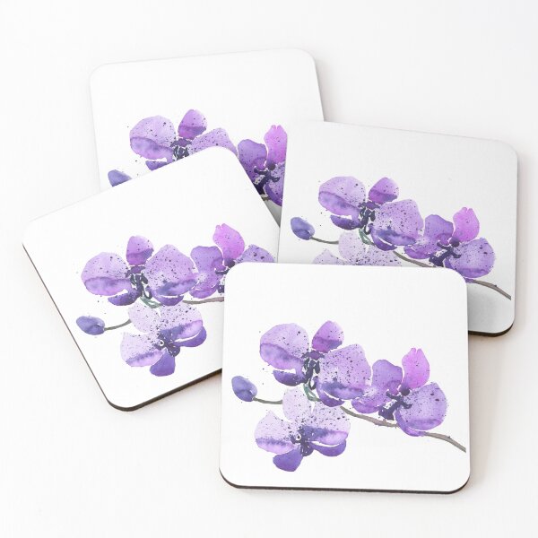 Item preview, Purple Orchid Watercolor designed and sold by junkydotcom.