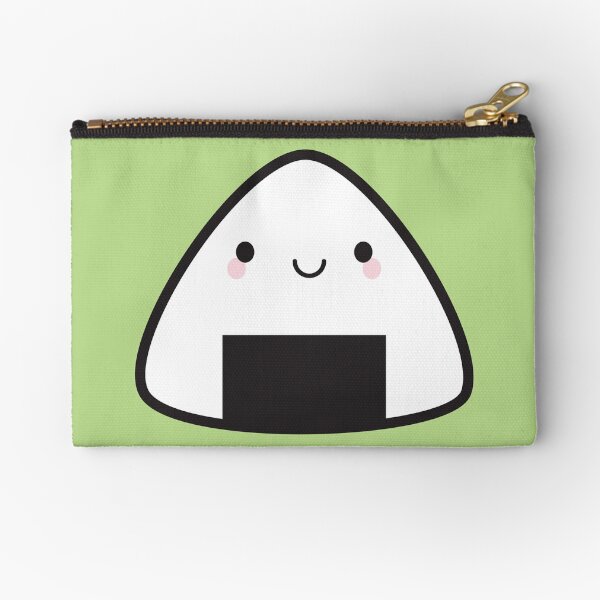 Kawaii Onigiri Rice Ball Zipper Pouch