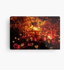 Jack-O-Lanterns 10 Metal Print