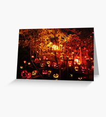 Jack-O-Lanterns 10 Greeting Card