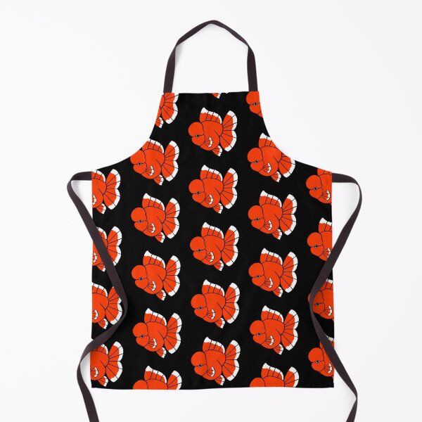 Item preview, Oranda Red and White Goldfish Logo 20 C in Black background designed and sold by Nosnah.