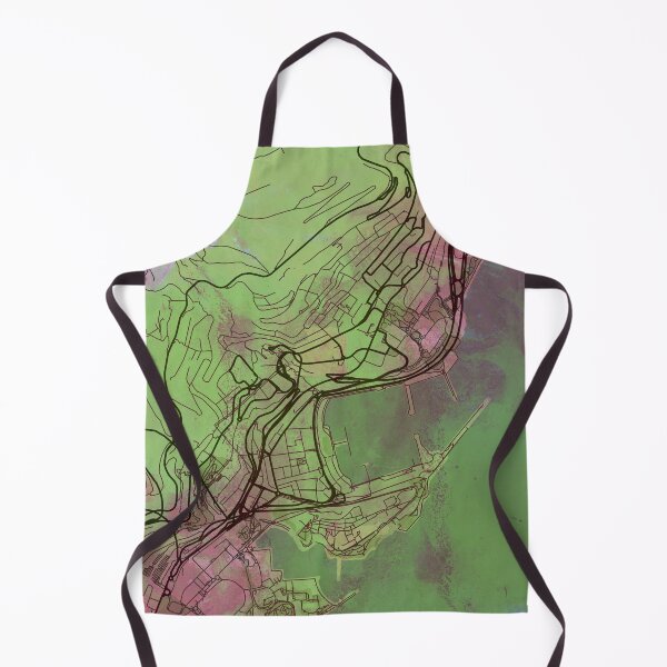 Item preview, Monaco Street Map Green Planet designed and sold by IvonDesign.