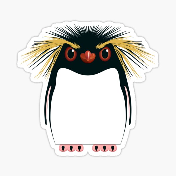 Item preview, Rockhopper Penguin designed and sold by 6040.studio.