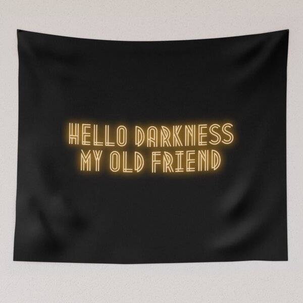 Item preview, Hello Darkness My Old Friend designed and sold by flying-flamingo.