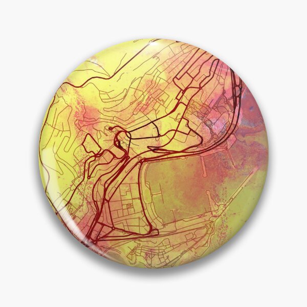 Item preview,  Monaco Street Map Magma Explosion designed and sold by IvonDesign.