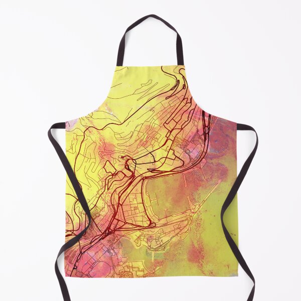 Item preview, Monaco Street Map Magma Explosion designed and sold by IvonDesign.