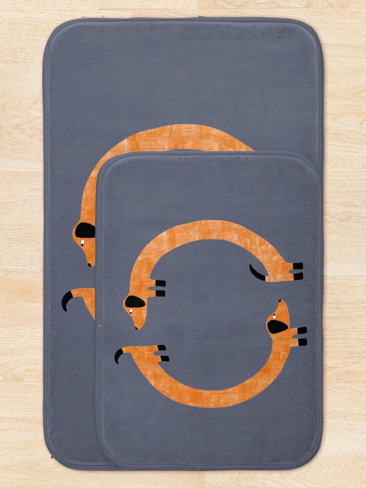 Alternate view of Dachshund Sausage Dogs Bath Mat