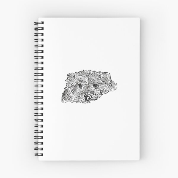 Item preview, Scruffy dog sketch designed and sold by LeilaRoseDesign.