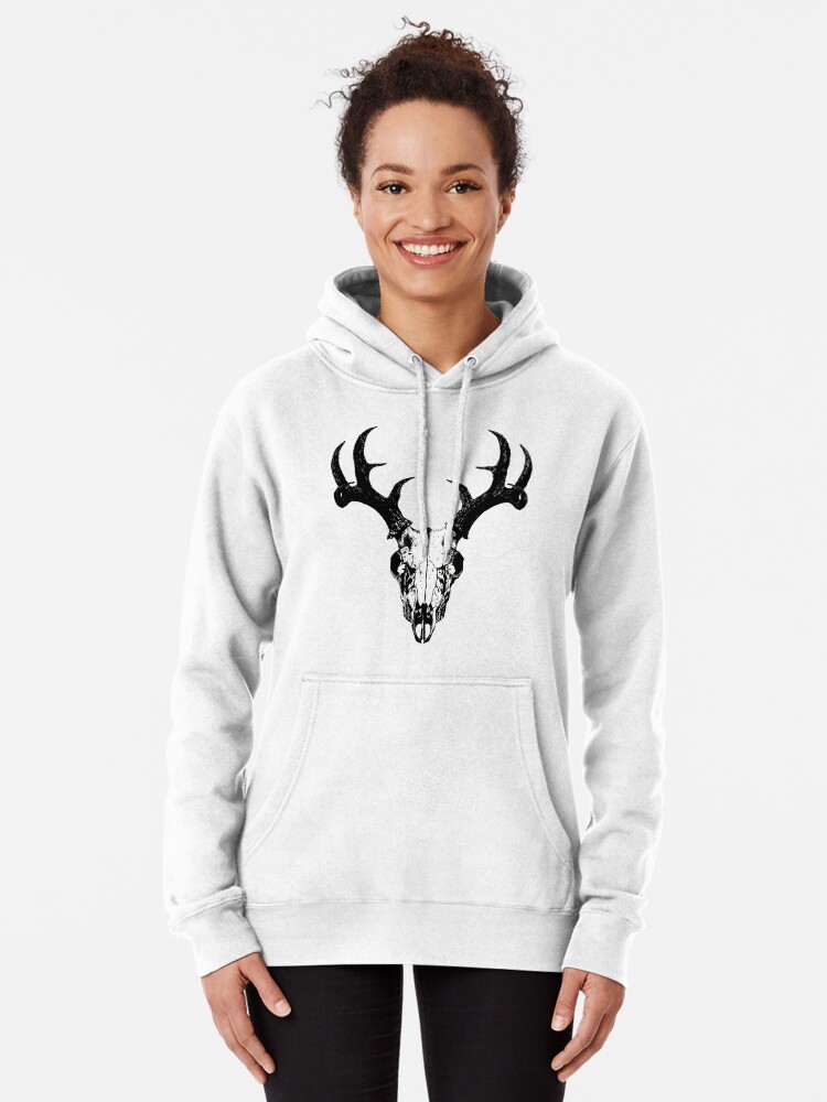 Deer skull hoodie hotsell