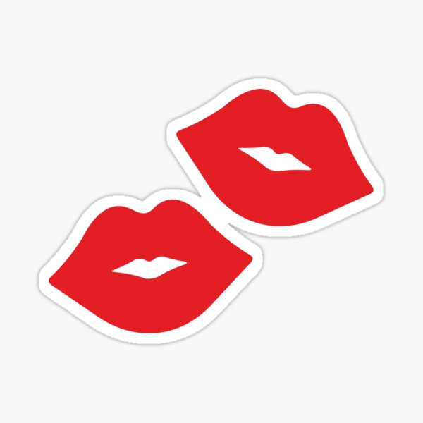 Item preview, Red Lips on Black designed and sold by XOOXOO.