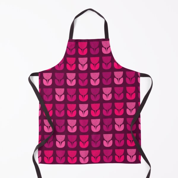 Item preview, Geometric Pattern: Poppy: Dark Pink designed and sold by Red Wolf.